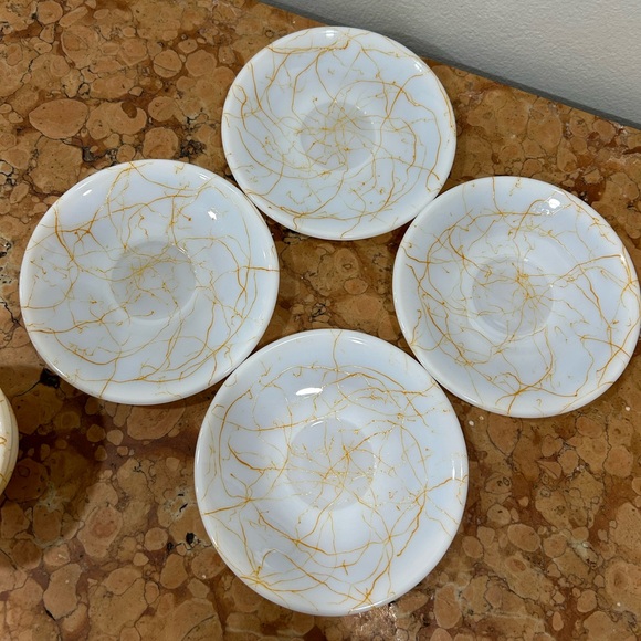 Hazel Atlas Drizzle Teacups Set - Picture 5 of 7